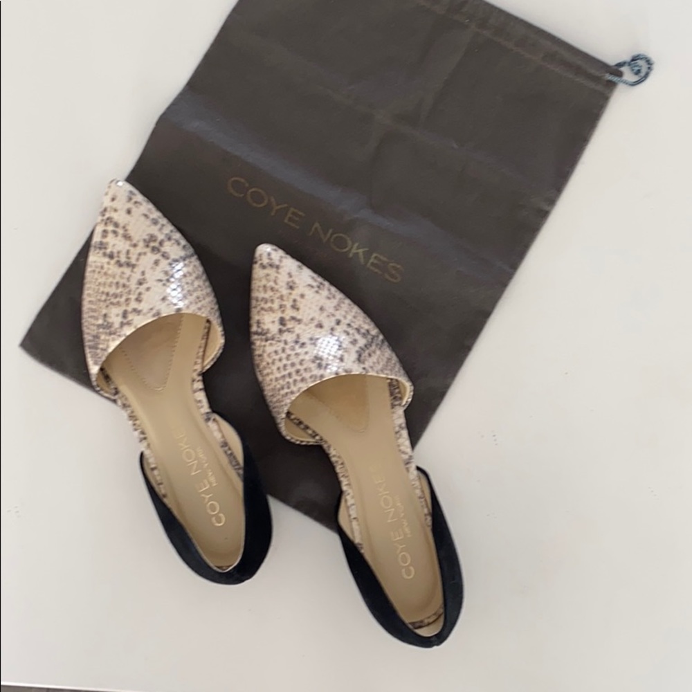 Coye Nokes snakeskin flats